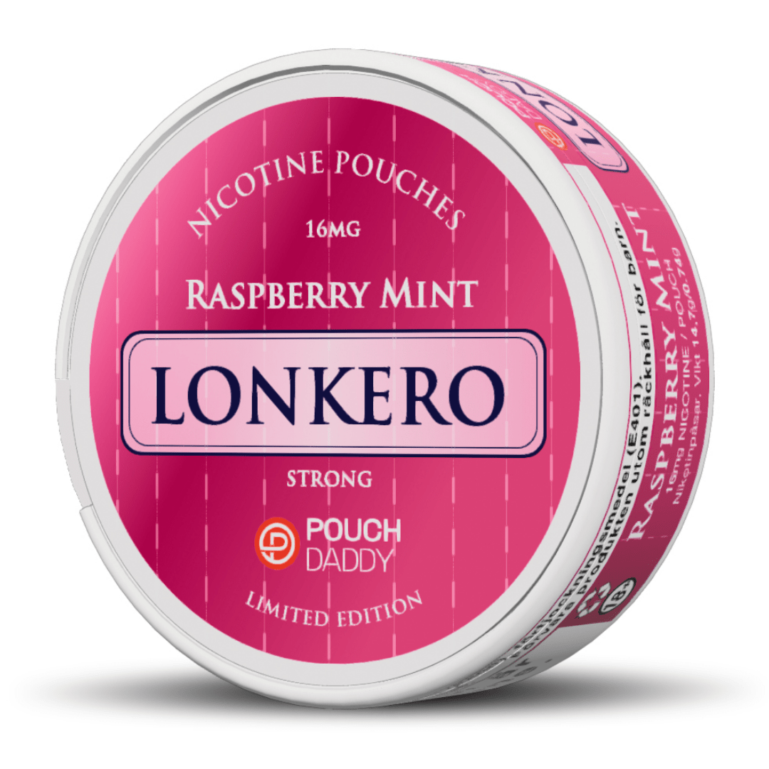 Pouchdaddy Lonkero Raspberry &amp; Mint Limited Edition