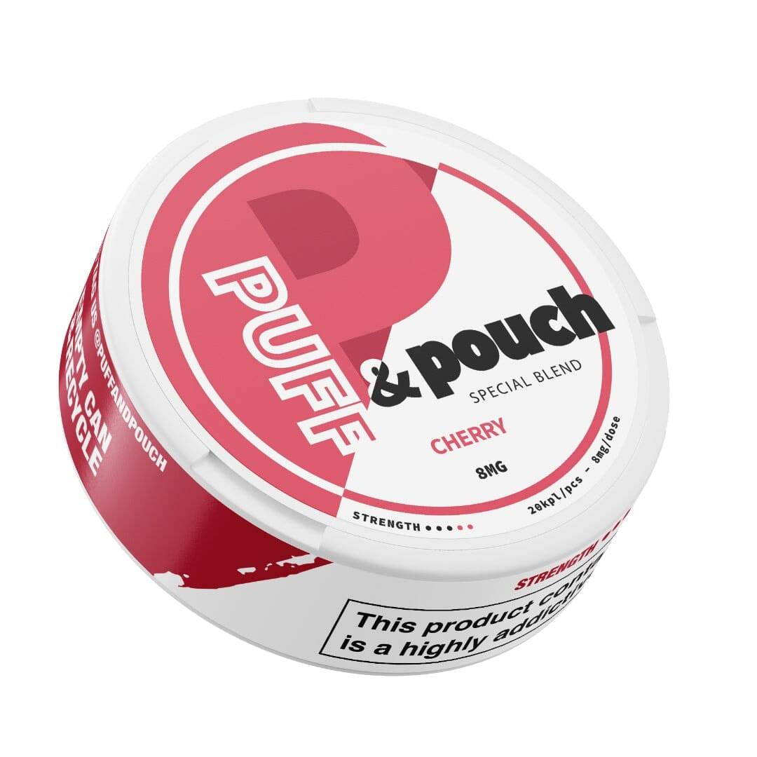Puff &amp; Pouch Cherry 8mg