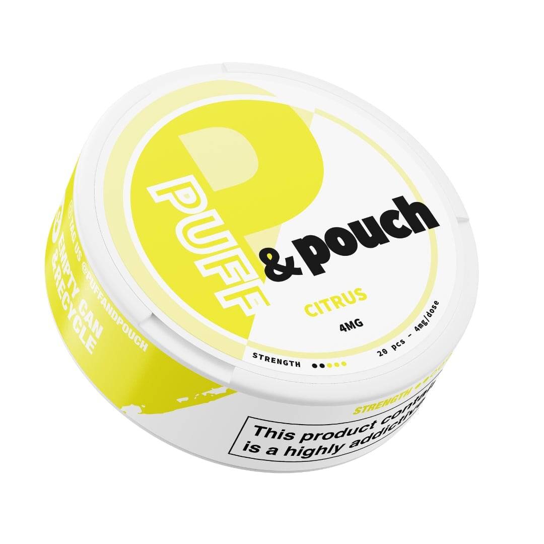 Puff &amp; Pouch Citrus 4mg