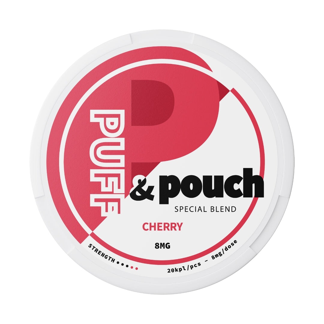 Puff &amp; Pouch Cherry 8mg