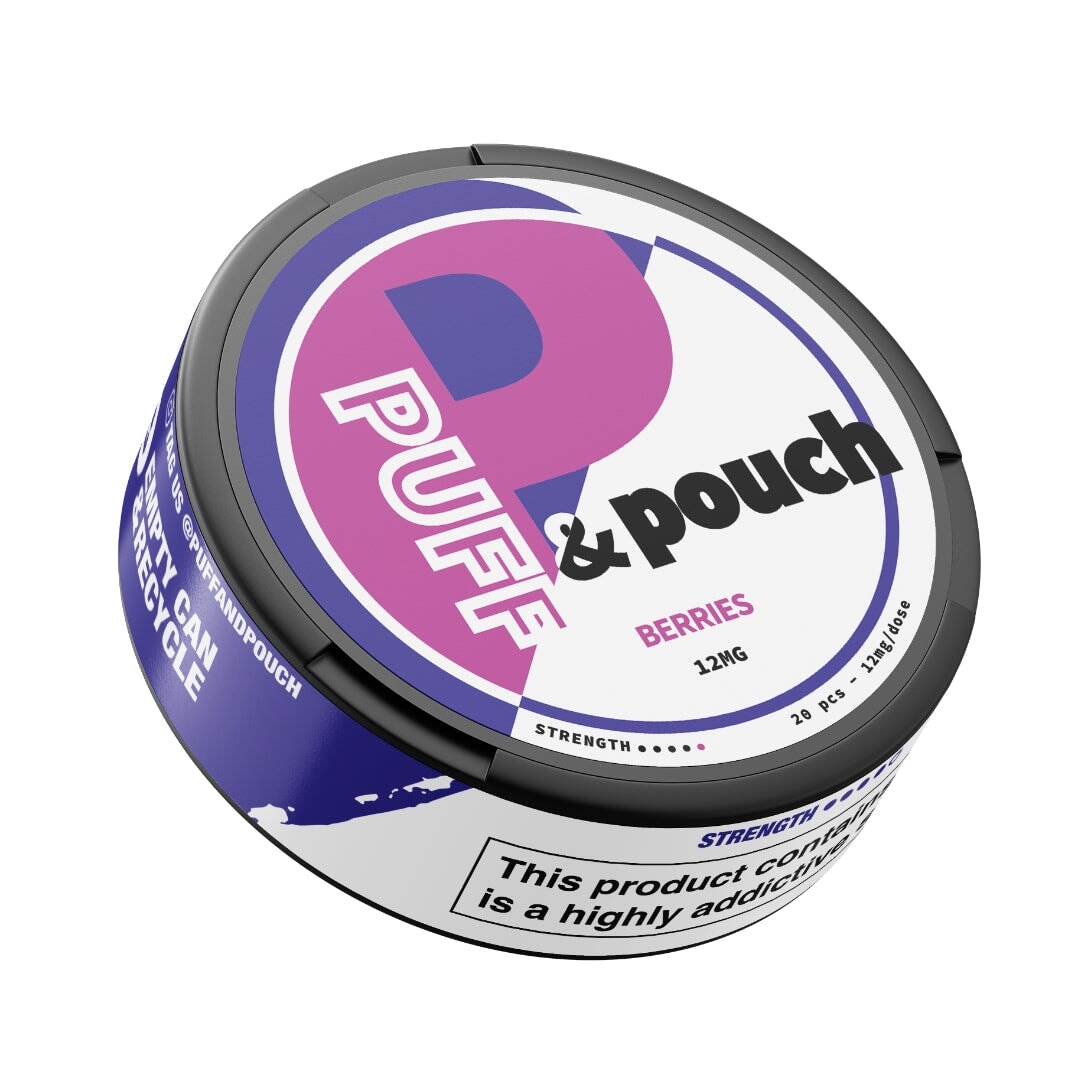 Puff &amp; Pouch Strong Berries 12mg