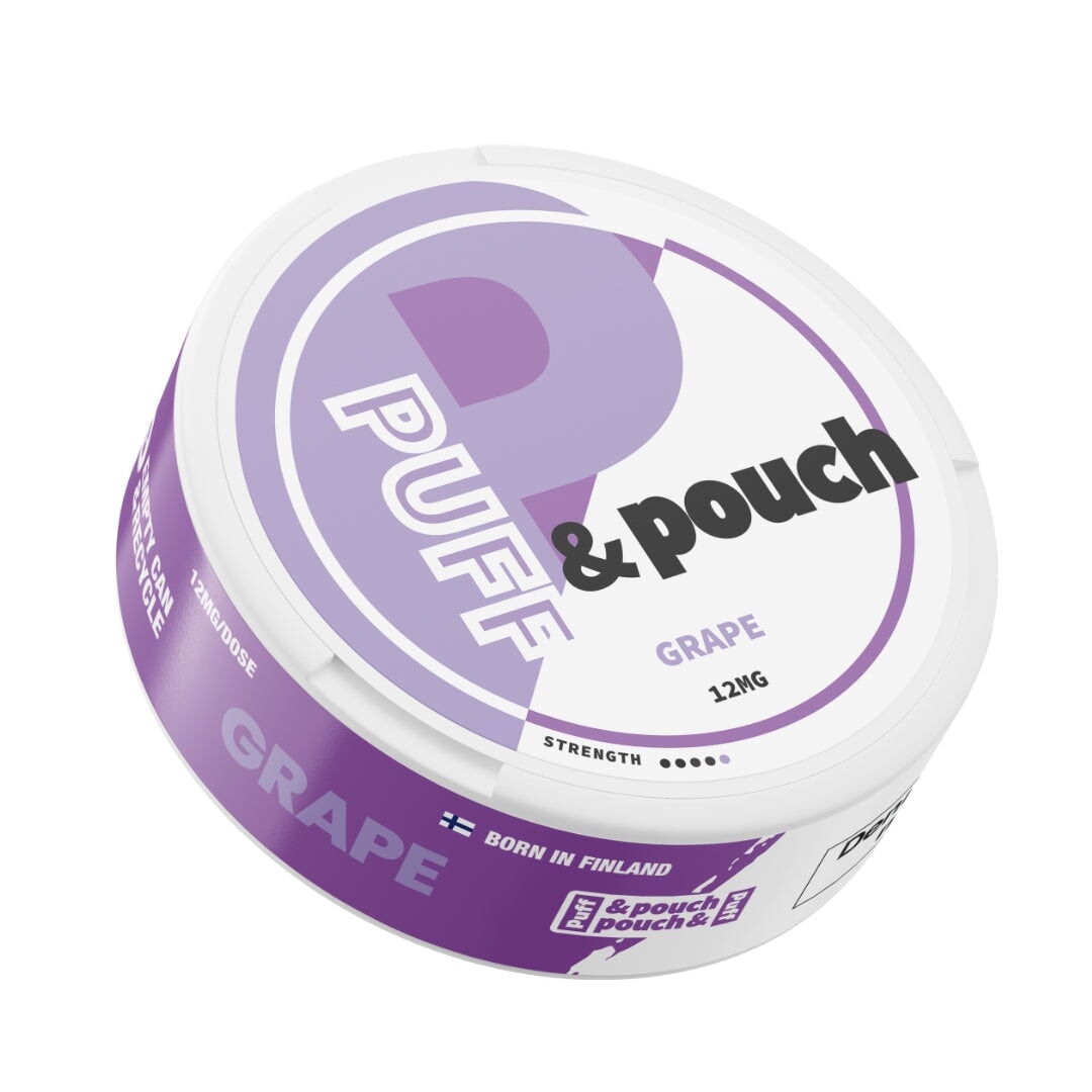 Puff &amp; Pouch Strong Grape 12mg