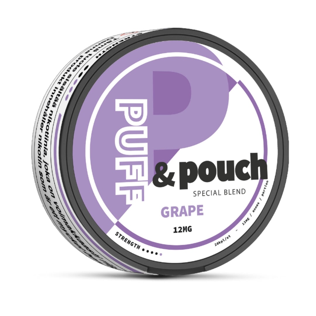 Puff &amp; Pouch Strong Grape 12mg