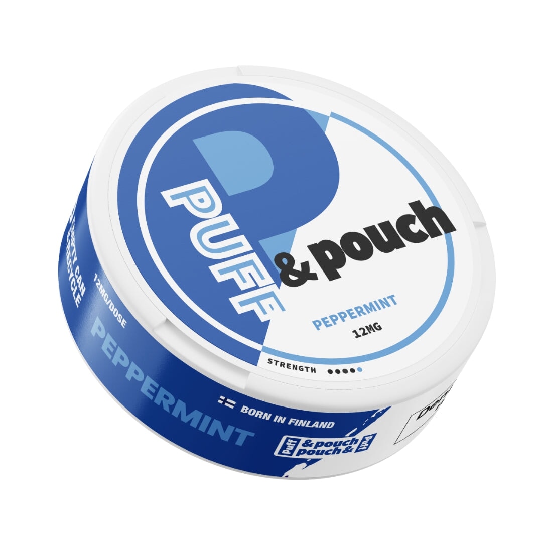 Puff &amp; Pouch Strong Peppermint 12mg
