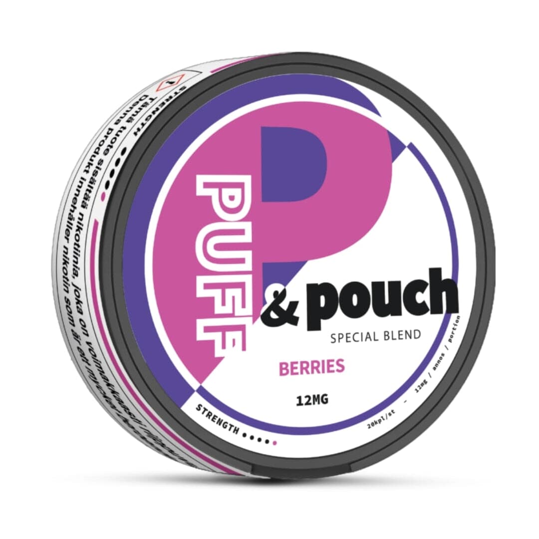 Puff &amp; Pouch Strong Berries 12mg