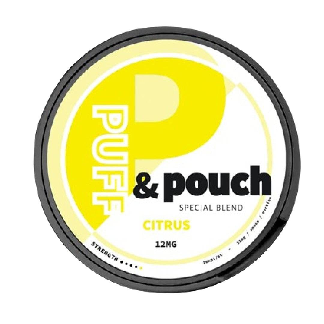 Puff &amp; Pouch Strong Citrus 12mg