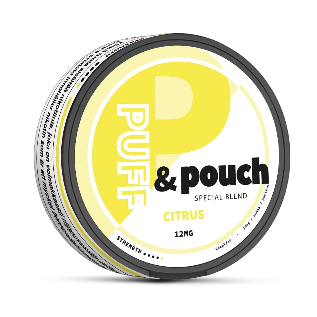 Puff &amp; Pouch Strong Citrus 12mg