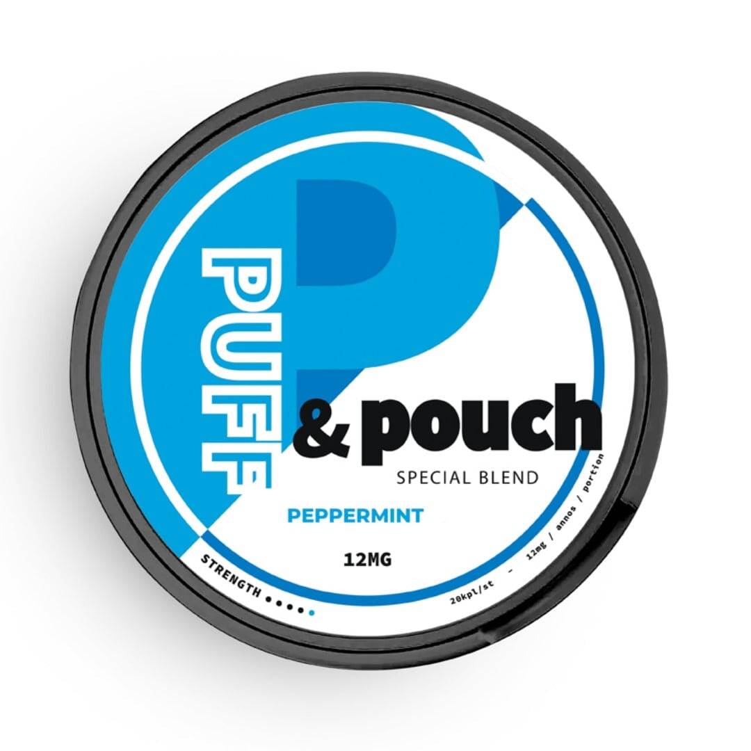Puff &amp; Pouch Strong Peppermint 12mg